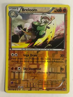 Pokemon TCG Furious Fists Reverse Holographic Breloom 50/111 Near Mint - Image 1