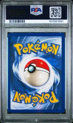 1999 Pokemon Fossil Hitmonlee Holo #7 PSA 8 - Image 2