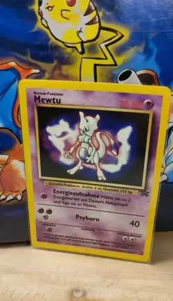 Pokemon TCG Mewtu Vintage WOTC Promo 3 Deutsch 1999 🇩🇪 Near Mint ✨ Vintage - Image 1