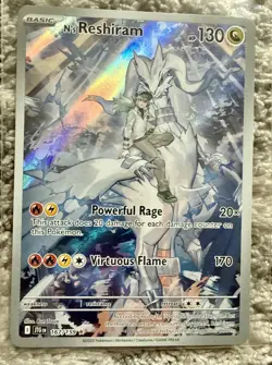 Pokemon N's Reshiram 167/159 SV09 Journey Together Illustration Rare Holo NM - Image 1