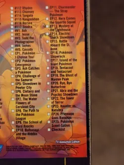 2000 Topps Pokemon TV Animation Edition Series 2 Episodes EP1 - EP25 Complete NM - Image 3