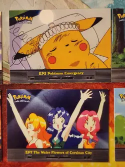 2000 Topps Pokemon TV Animation Edition Series 2 Episodes EP1 - EP25 Complete NM - Image 5