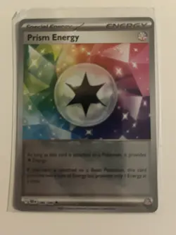 Prism Energy 086/086 Uncommon PokeBall Holo Near Mint Condition Black Bolt - Image 1