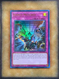 Yugioh Evenly Matched RA01-EN074 Ultra Rare 1st Ed NM - Image 1