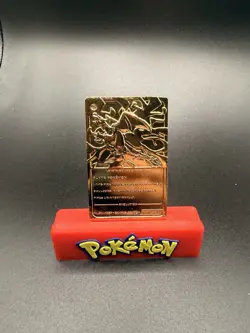 Pokemon 23K Gold-Plated Charizard Card w/ COA • Limited Edition 1999 - Image 2