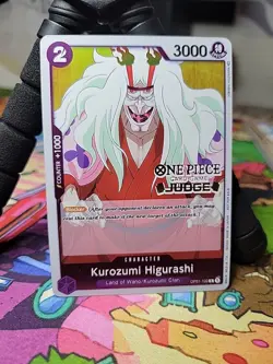 Kurozumi Higurashi Judge Stamp - OP01-100 LP - One Piece Card Game English - Image 1