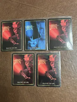 Star Wars Young Jedi CCG Decipher Mixed Foil 5-Card Lot Unplayed - Image 2