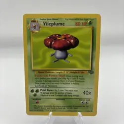 Rare Vileplume 31/64 Unlimited Non-Holo Jungle Pokemon Card Near Mint - Image 1