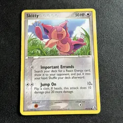 Skitty 64/92 EX Legend Maker Pokemon Card - Image 1