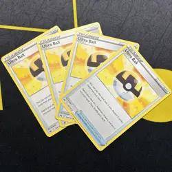 4x Ultra Ball 146/159 Crown Zenith Playset NM Pokemon Card - Image 1
