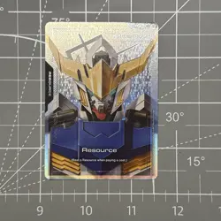 Gundam Card Game TCG R-017 C+ Resource Barbatos Gundam Bandai English GD02 - Image 1