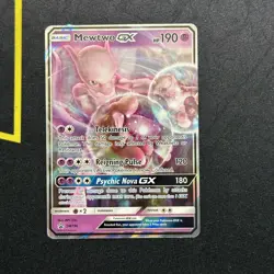 Mewtwo GX SM196 Detective Pikachu Promo Pokemon Card - Image 1