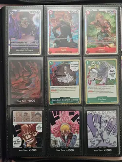 One Piece TCG Mixed Lot - 90+ Cards - Op09, Op10, Op11, Op14. No Binder Included - Image 1
