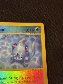 Tentacool Aquapolis Reverse Holo LP Edge Wear 113/147 Pokemon Card E Series 2003 - Image 3
