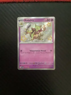 Kadabra 149/091 Pokemon Card TCG Paldean Fates Shiny Rare NM - Image 1