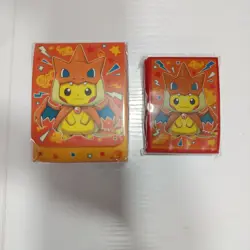 2016 Pokemon XY Pikachu Poncho Charizard EMPTY BOX, Deck Storage, Card Sleeves - Image 3