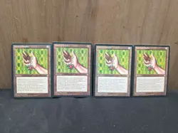 4x Jeweled Amulet Ice Age MTG - Various Conditions - Actual Photos1 - Image 1