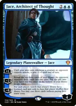 X 1 Jace, Architect of Thought NM Ikoria Commander 114 MTG Magic The Gathering - Image 1