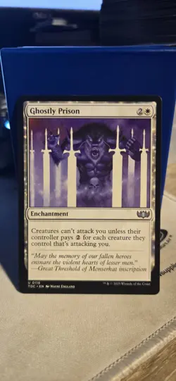 Ghostly Prison Commander: Tarkir: Dragonstorm Regular - Image 1
