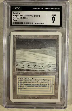 Tundra 1994 MTG Revised Edition CGC Certified 9 Mint - Image 1
