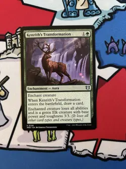 Kenrith’s Transformation x1 Mtg Wilds of Eldraine Commander - Image 1