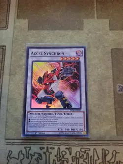YUGIOH ACCEL SYNCHRON SDSE-EN042 SUPER 1ST ED NM - Image 1