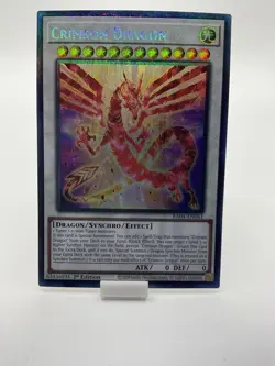 Yu-Gi-Oh! Crimson Dragon RA04-EN061 Collector’s Rare 1st Edition - Image 1