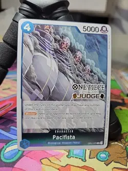 Pacifista One Piece TCG OP01-075 Romance Dawn: English Common [Judge Stamp] - Image 1