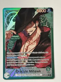 Dracule Mihawk - OP14-020 (Alternate Art) OP14-020 The Azure Sea's Seven Foil - Image 1