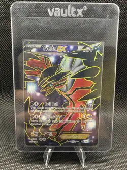 Pokemon Yveltal EX Ultra Rare Full Art Holo XY 144/146 Basic Dark TCG Card LP-MP - Image 1