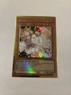 Ash Blossom & Joyous Spring Maximum Gold 1st Edition Yu-Gi-Oh Card - Image 1