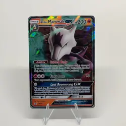 Alolan Marowak GX - SM187 - Pokemon Sun & Moon Promo Ultra Rare Card NM - Image 1