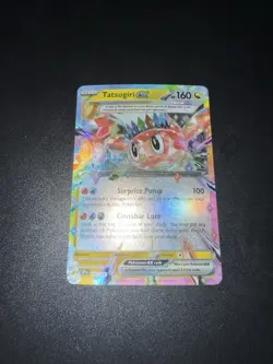 Pokemon TCG Tatsugiri EX 142/191 Double Rare Holo Card Surging Sparks - Image 1