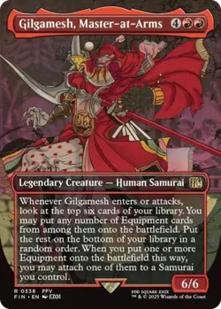 ~ Gilgamesh, Master-at-Arms (Borderless) ~ NM ~ UB: FINAL FANTASY ~ MTG ~ - Image 1
