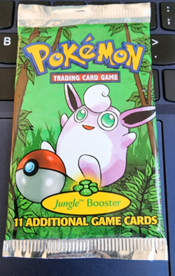Pokemon Trading Card Game Unopened Jungle Booster Pack - Image 1