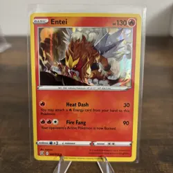 Entei Holo Rare Pokemon TCG Card Battle Styles 20/163 NM - Image 1