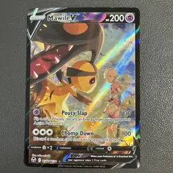 Pokemon Mawile V Ultra Rare Holo TG17 Silver Tempest Trainer Gallery Card - Image 1