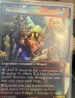 MTG Magic: The Gathering Final Fantasy Vivi Ornitier (Borderless) Foil 0321 FIN - Image 3