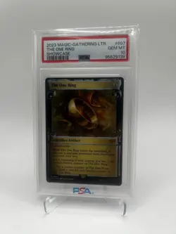 PSA 10 Mtg The One Ring (Showcase Non-Foil) the Lord of the Rings low Population - Image 1