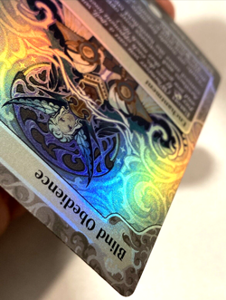 MTG Blind Obedience FOIL Wilds of Eldraine: Enchanting Tales 0001 NM - Image 5