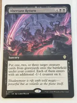 Aberrant Return Extended Art Lorwyn Eclipsed Commander 27 - Image 1
