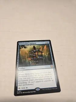 Misleading Signpost Commander: Wilds of Eldraine Regular - Image 1