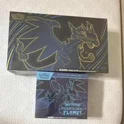 Pokemon Elite Trainer Box Mega Evolution Phantasmal Flames 2 Box Lot - Image 2