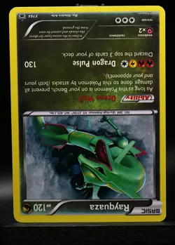 2015 Pokemon XY Promos- XY64 Rayquaza Black Star Promo - Image 3