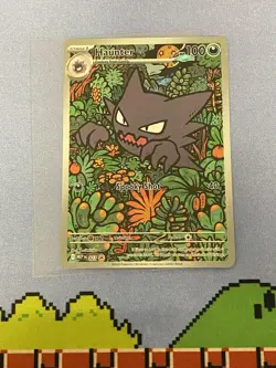 2025 POKEMON MEP EN 027 HAUNTER MEGA GENGAR EX BATTLE DECK PROMO NM - Image 3