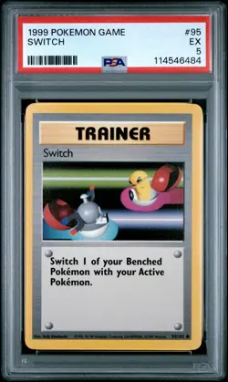 1999 POKEMON GAME #95 SWITCH PSA EX 5 - Image 1