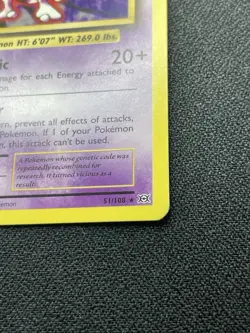 Pokemon Mewtwo 51/108 Non-Holo Rare XY Evolutions NM / LP - Image 4