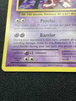 Pokemon Mewtwo 51/108 Non-Holo Rare XY Evolutions NM / LP - Image 5