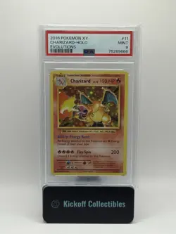 2016 Pokemon XY Charizard Holo Evolutions #11 PSA 9 - Image 3