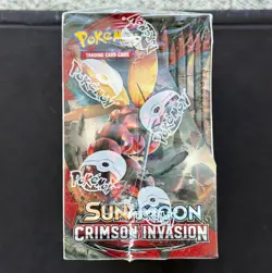 Pokemon Crimson Invasion Booster Box - Sun and Moon S&M BB Sealed 2017 Vintage 820650812491 - Image 3